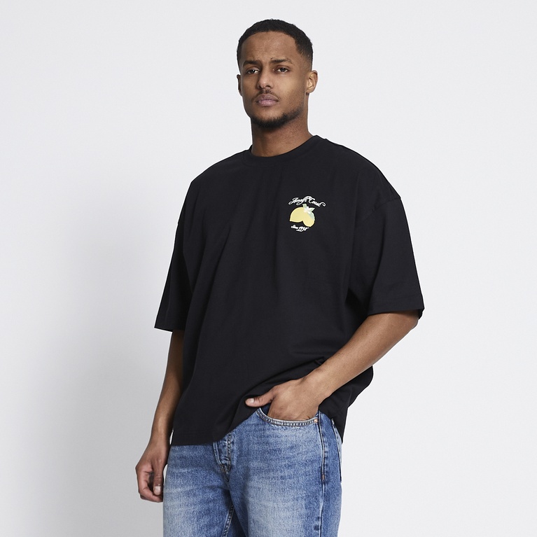 Printed tee "Abbot" Black